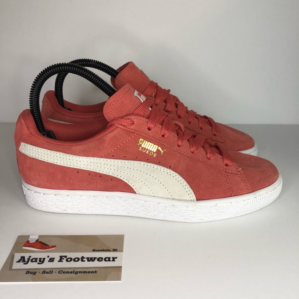NEW Puma Suede Classic Women's Shoes Spiced Coral